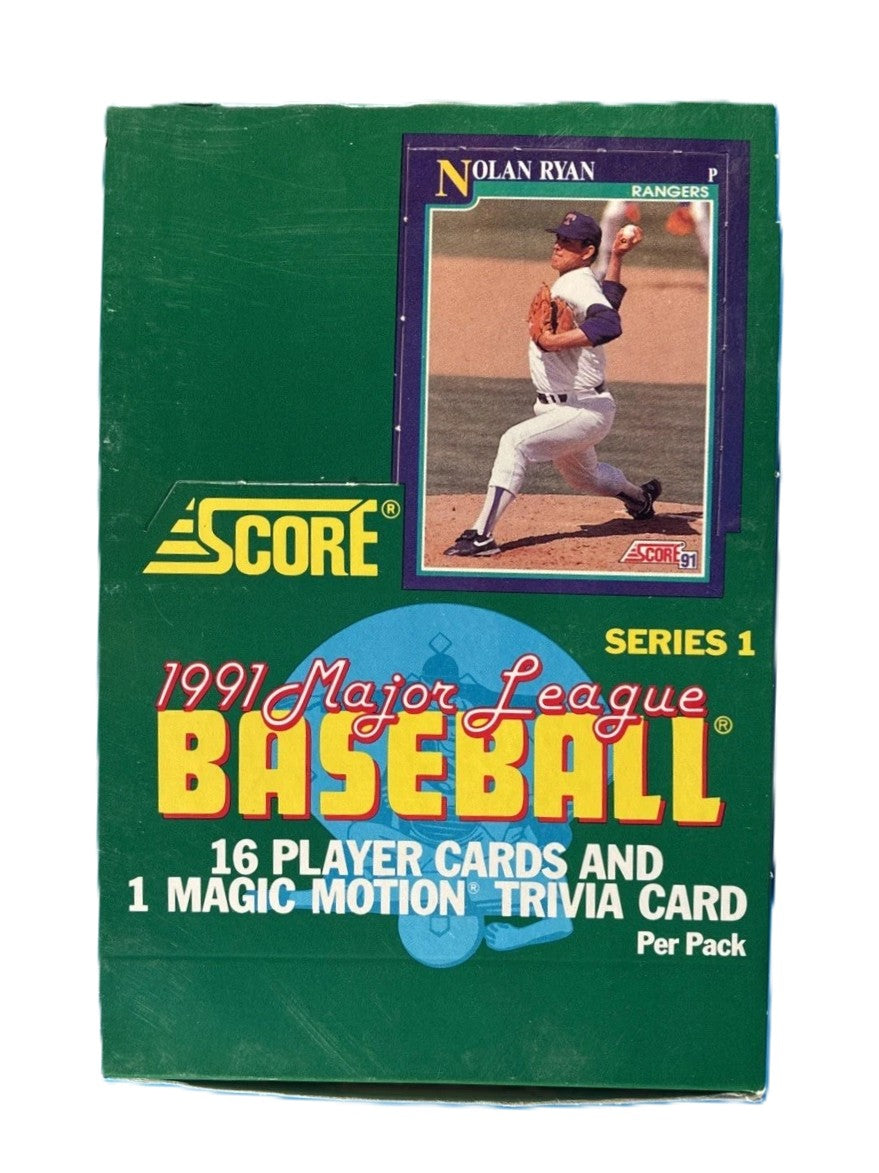 1991 Score MLB Baseball Card Series One Wax Box (36 Packs)
