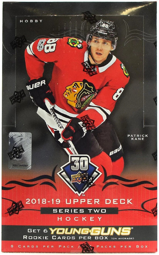 2018/19 Upper Deck NHL Hockey Series Two Hobby Box (24 Packs) Sealed