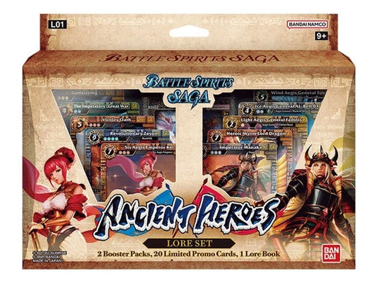 Bandai Namco Battle Spirits Saga Ancient Heroes Lore Set (L01) Sealed