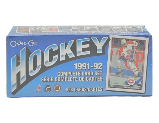 1991/92 O-Pee-Chee Hockey Card Complete Set (528 Cards) Gretzky, Lemieux