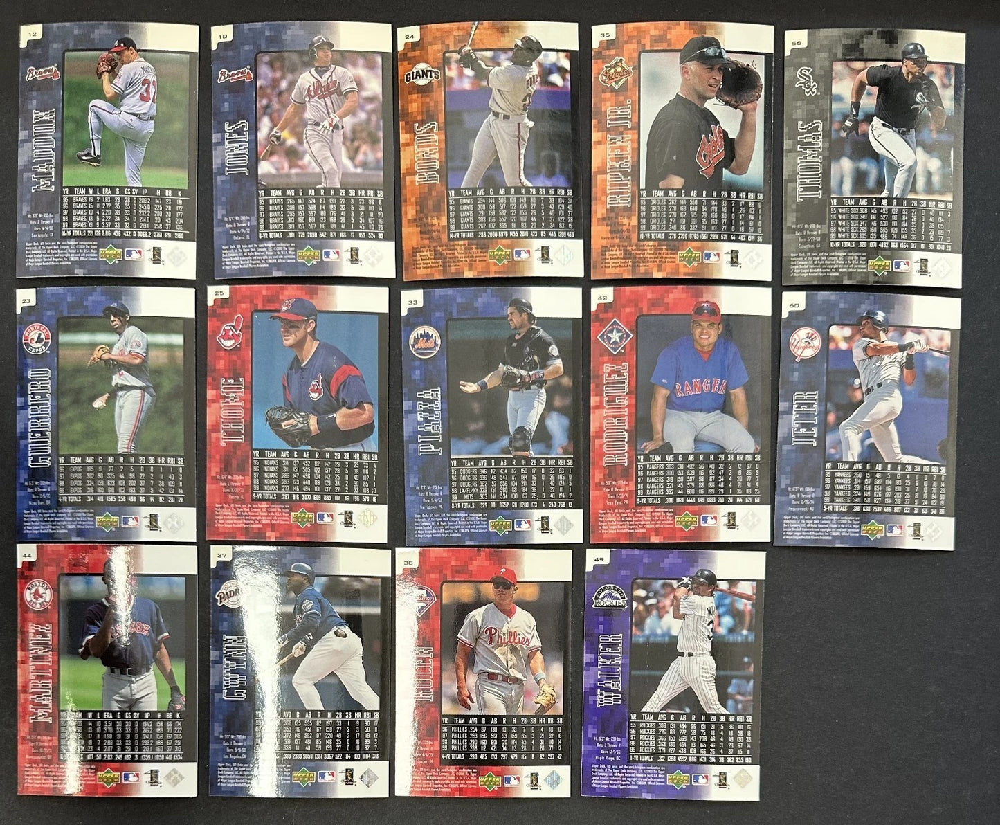 2000 Upper Deck Ionix Baseball Complete Set (90 Cards)