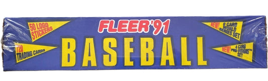 1991 Fleer MLB Baseball Card Complete Set (720 Cards) Sealed Rare Pro Visions Included