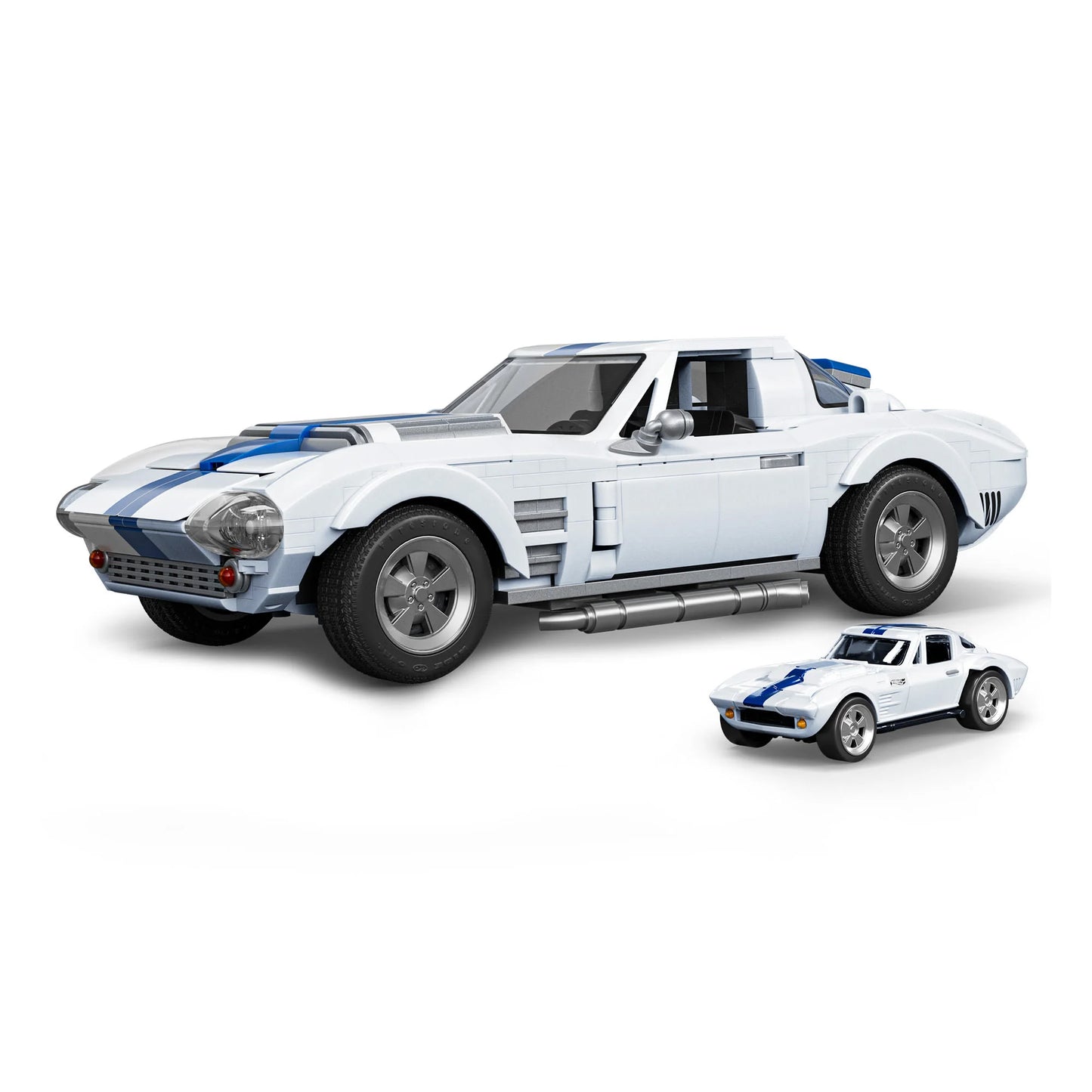 2025 Mattel Brick Shop Hot Wheels Corvette Grand Sport Building Set