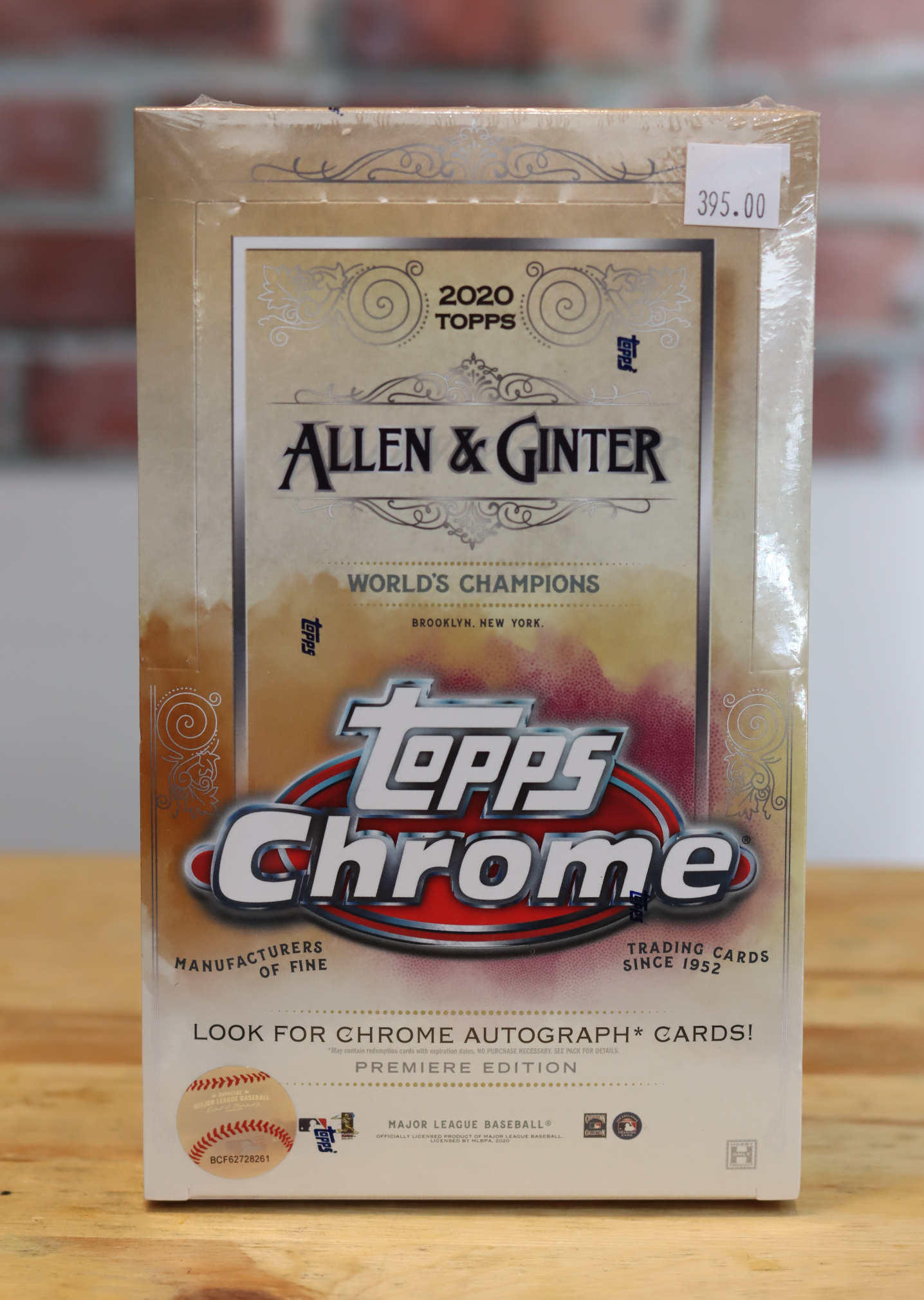 2020 Topps Allen & Ginter Chrome Baseball Card Hobby Box (18 Packs)