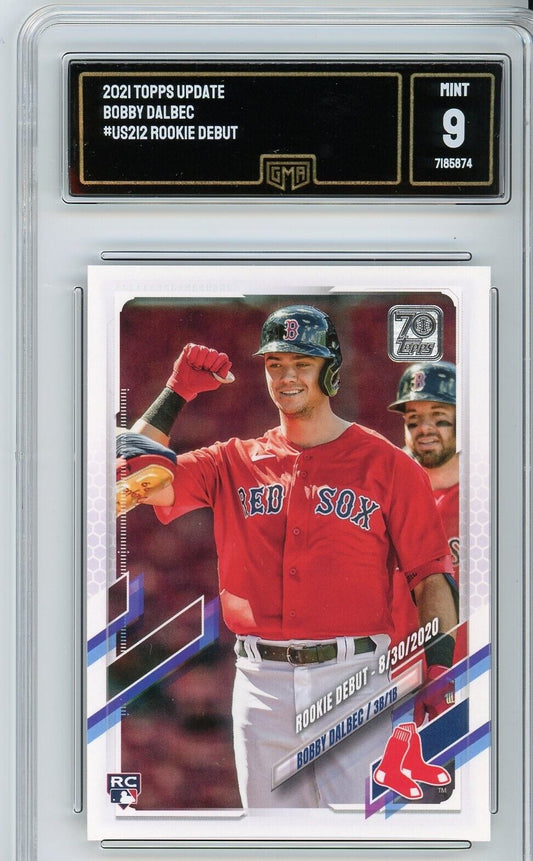 2021 Topps Update Bobby Dalbec #US212 Rookie Debut GMA 9