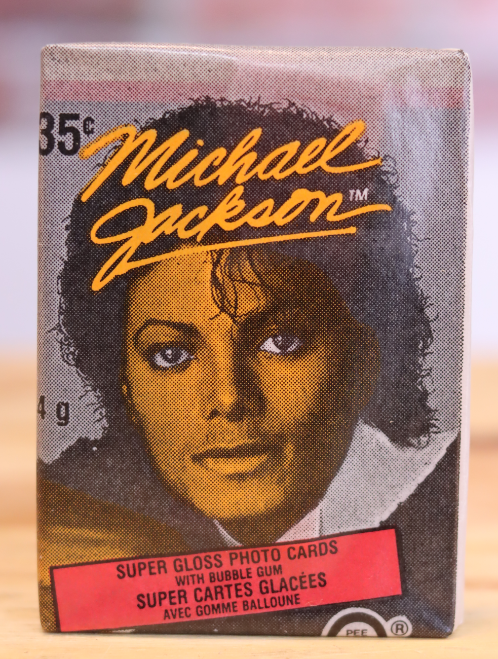 1984 OPC O-Pee-Chee Michael Jackson Music Trading Photo Cards Wax Pack