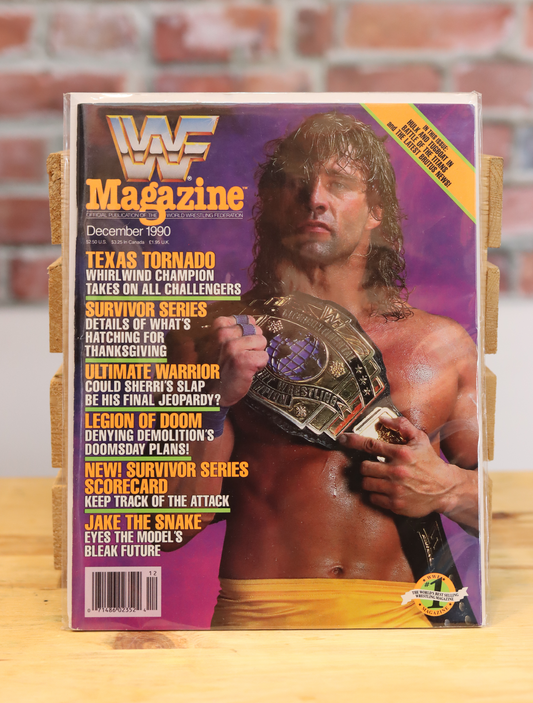 Original WWF WWE Vintage Wrestling Magazine Texas Tornado (October 1990)