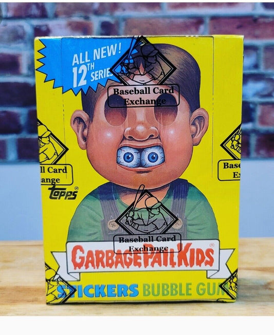 1987 Topps Garbage Pail Kids Series 12 Wax Box BBCE Authentic Rare Non X Out