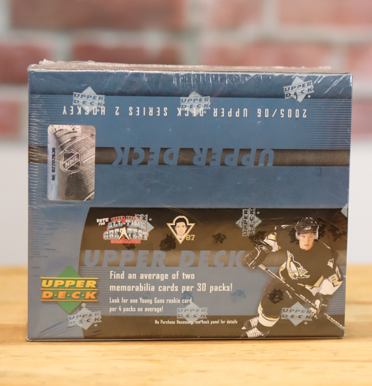 2005/06 Uppr Deck Series Two Hockey Card Retail Wax Box (30 Packs)