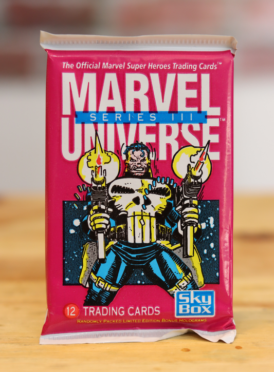 1992 Skybox Marvel Universe Series 3 Comic Book Trading Cards Wax Pack