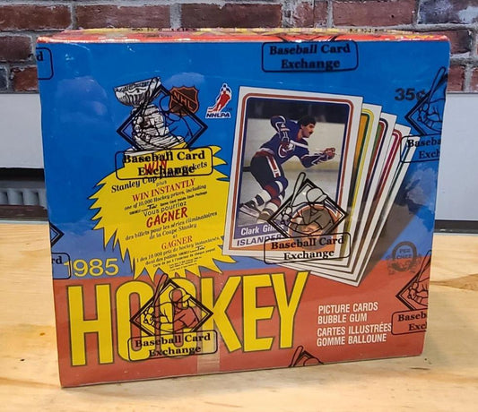 1984/85 O-Pee-Chee Hockey Card Wax Box (48 Packs) BBCE Authenticated - FLIP Collectibles Shop