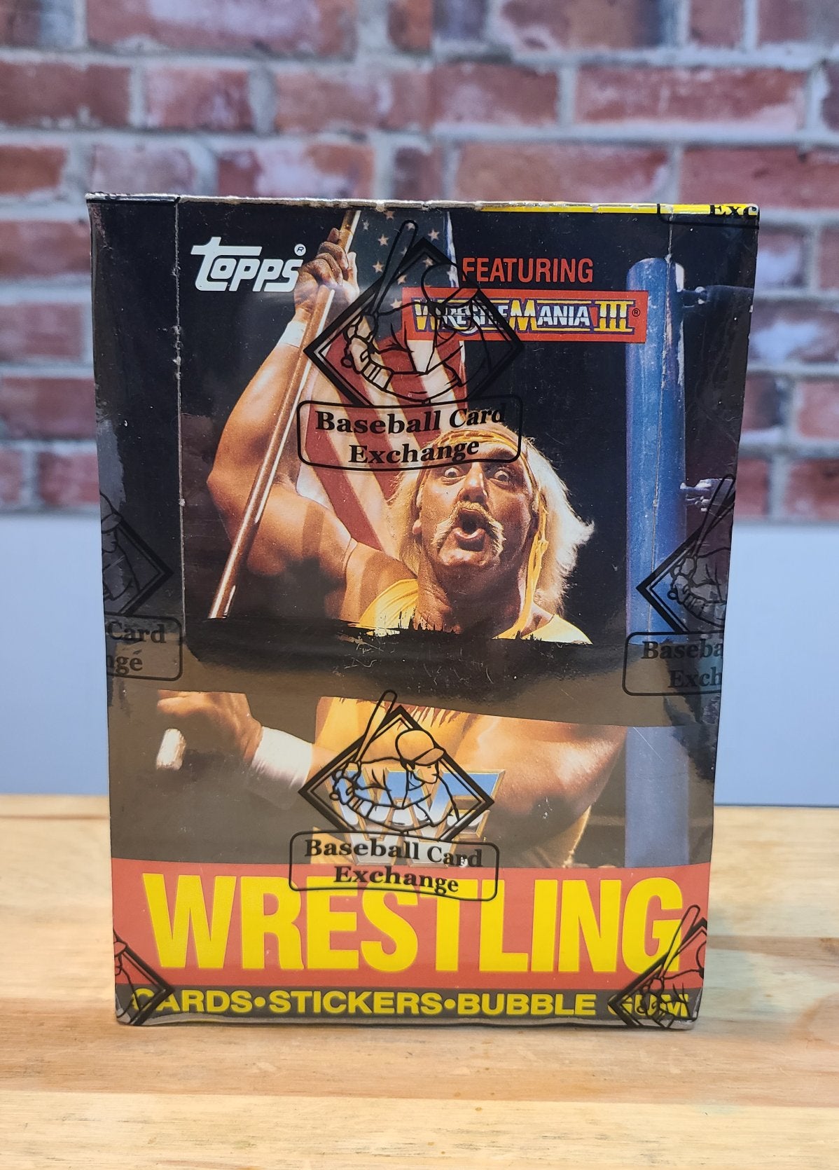 1987 Topps WWF Wrestlemania III Wrestling Cards Wax Box (36 Packs) BBCE Authenticated