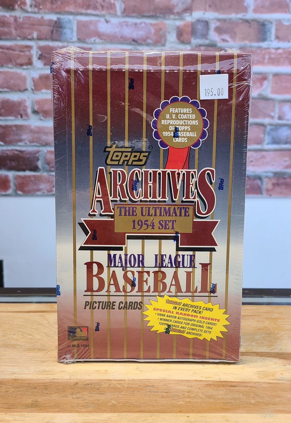 1954 Topps Archives Re-Release Baseball Card Wax Box (1994, 36 Packs)