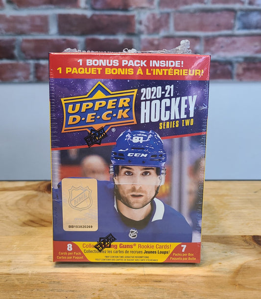 2020/21 Upper Deck Series Two Hockey Card Blaster Box (7 Packs)