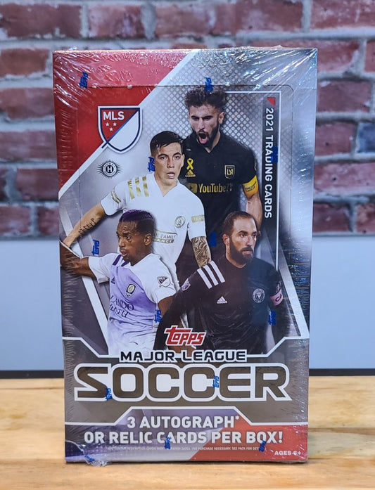 2021 Topps MLS Major League Soccer Cards Hobby Wax Box (3 Autographs)