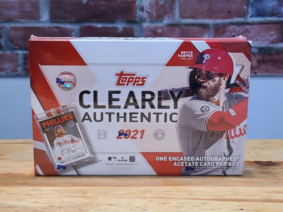 2021 Topps Cleary Authentic Baseball Cards Hobby Box (1 Autograph Guaranteed)