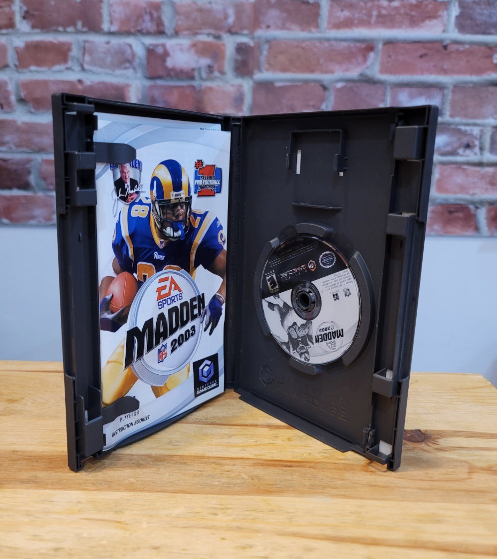 John Madden NFL Football EA 2003 Nintendo Game Cube Video Game Complete