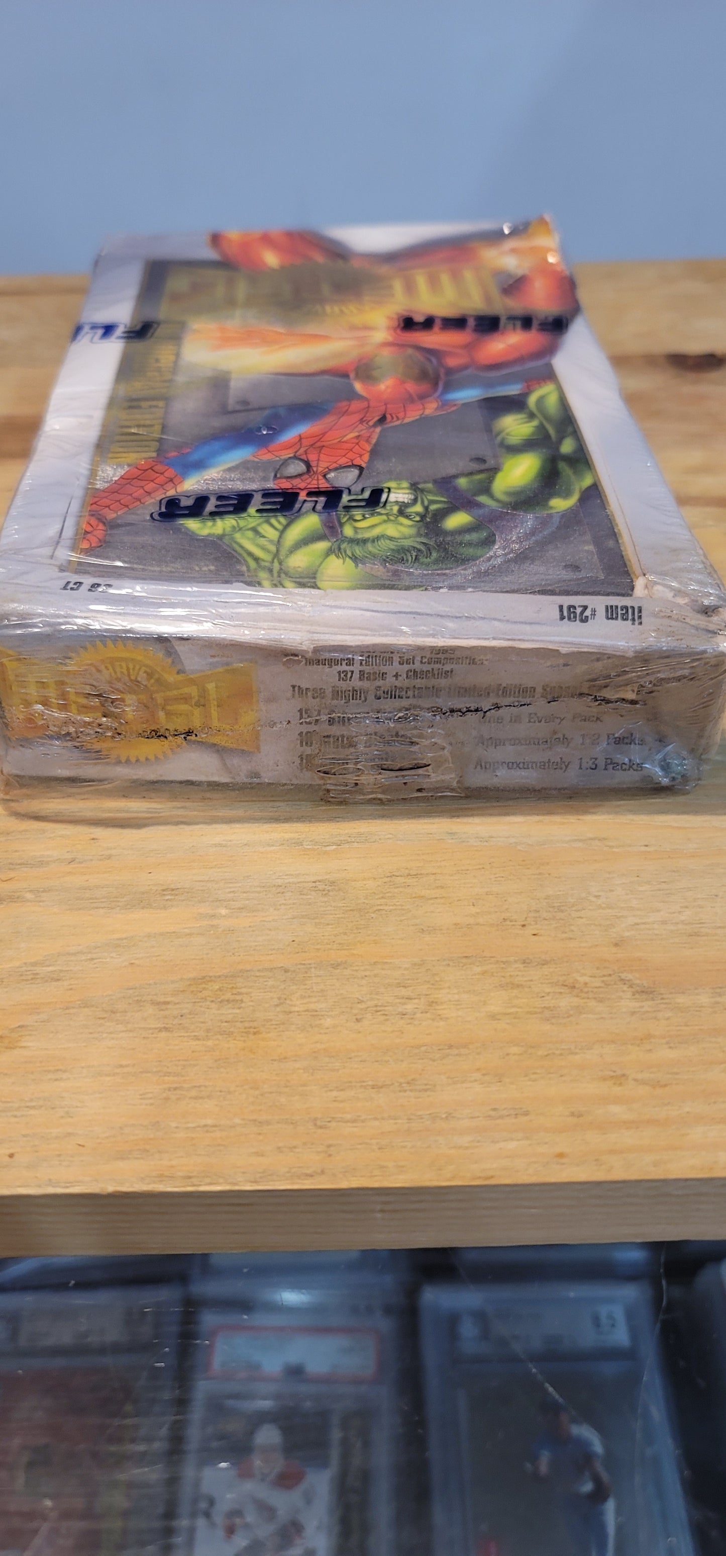 1995 Fleer Marvel Trading Cards Metal Hobby Wax Box (36 Packs)