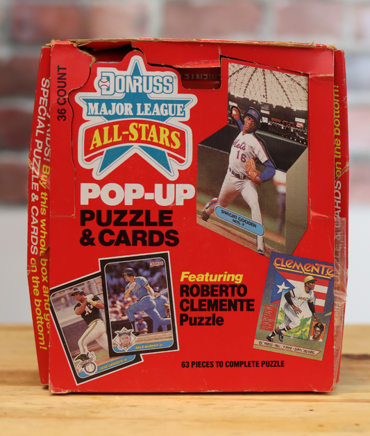 1987 Donruss Baseball Card All-Stars Pop-Up Wax Box (36 Packs)