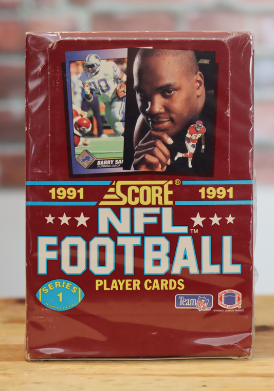 1991 Score Football Card Hobby Wax Box (36 Packs)