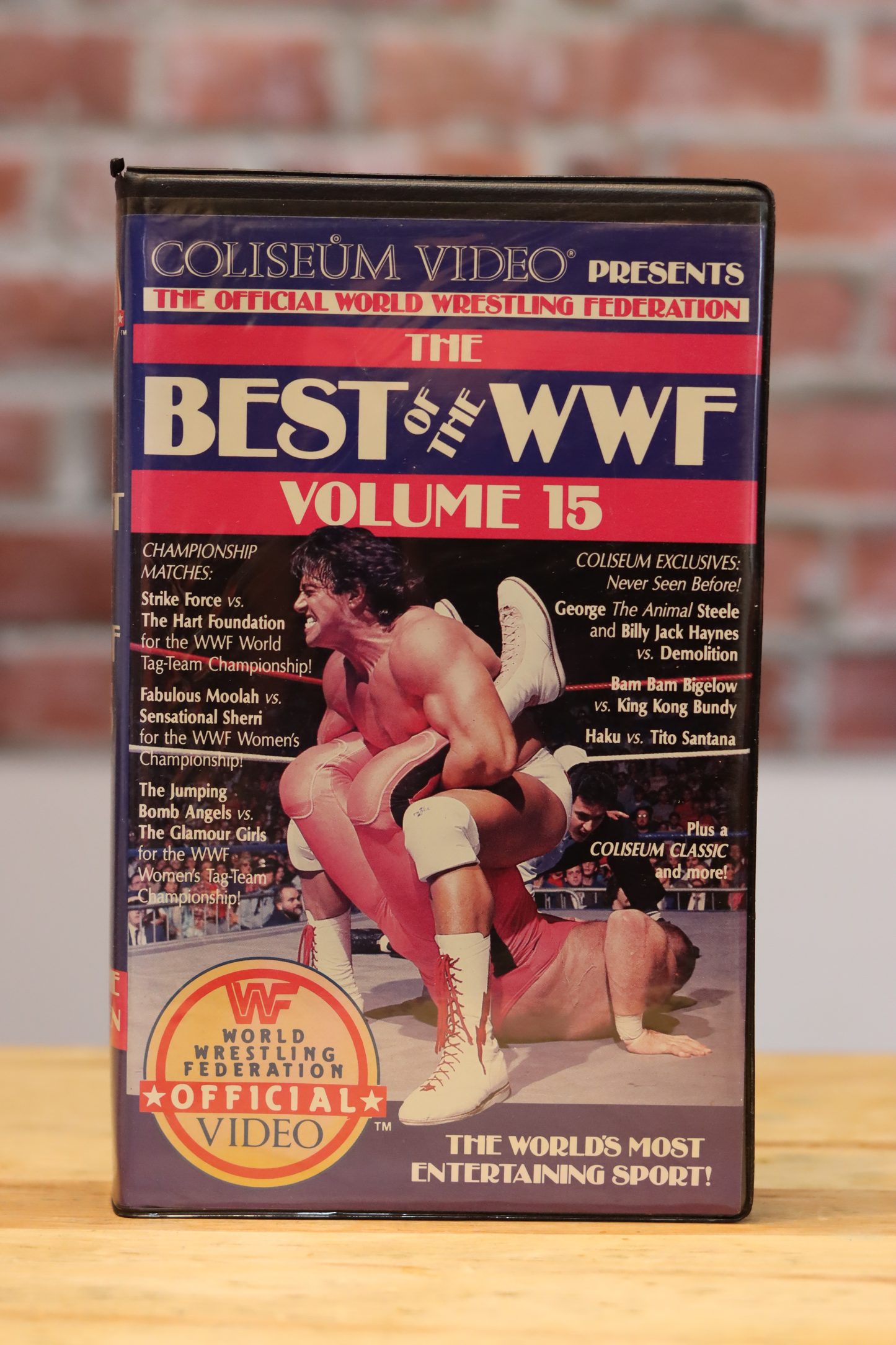 Original WWF WWE Wrestling VHS Coliseum Video - Best Of WWF Volume 15 (1988)