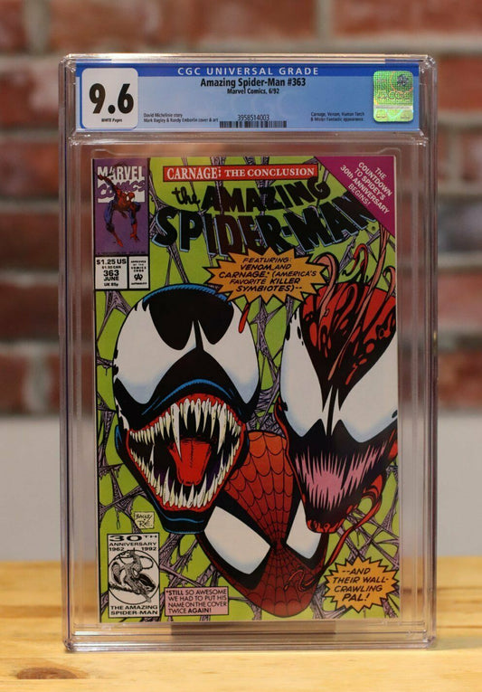 ASM - Amazing Spider-Man #363 Graded Comic (Marvel Comics 1992) CGC 9.6