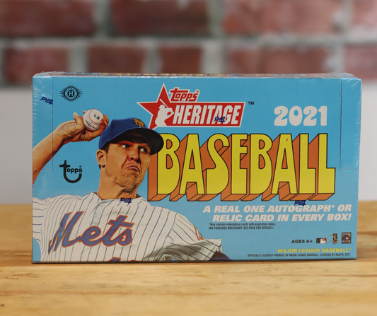 2021 Topps Heritage Baseball Card Hobby Wax Box (24 Packs)