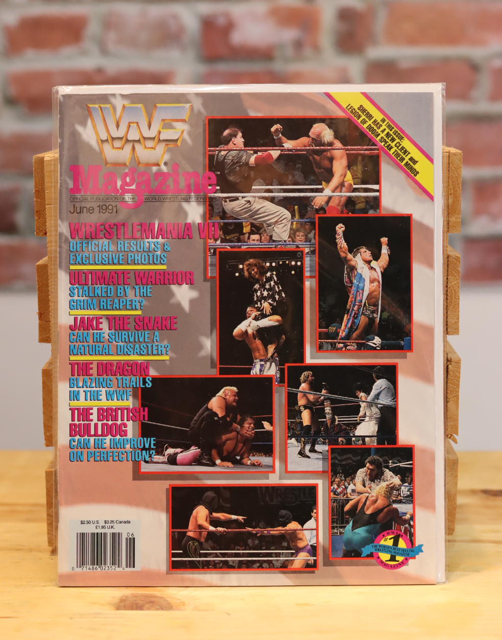 Original WWF WWE Vintage Wrestling Magazine (June 1991)