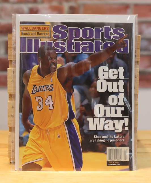 Original SI Sports Illustrated Vintage Magazine Shaquille O'Neal (June 2001)