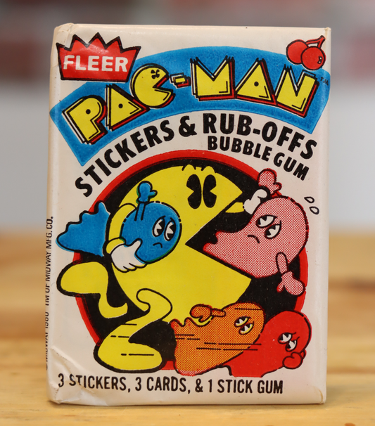 1981 Fleer Pac-Man Trading Photo Cards Wax Pack