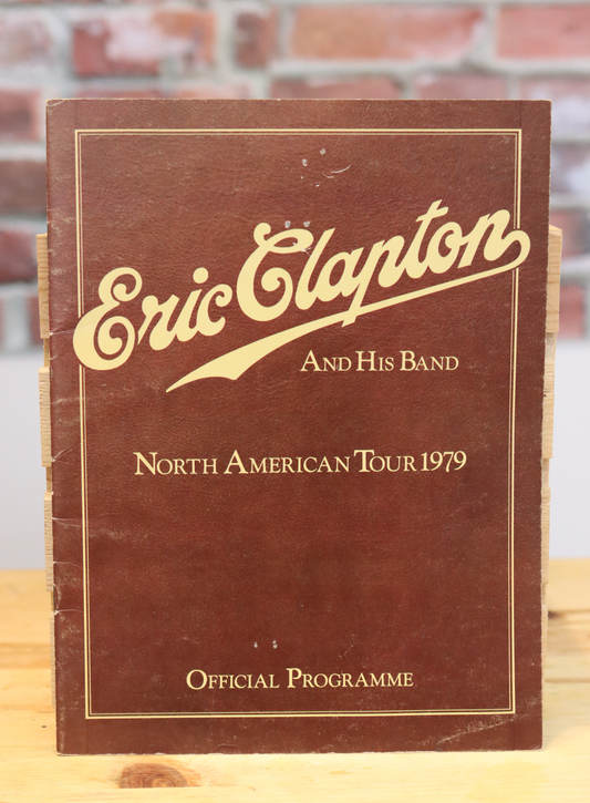 1979 Eric Clapton Original Vintage Concert Tour Program