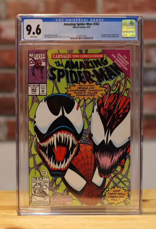 Amazing Spider-Man #363 Mr Fantastic Graded Comic (Marvel Comics 1992) CGC 9.6