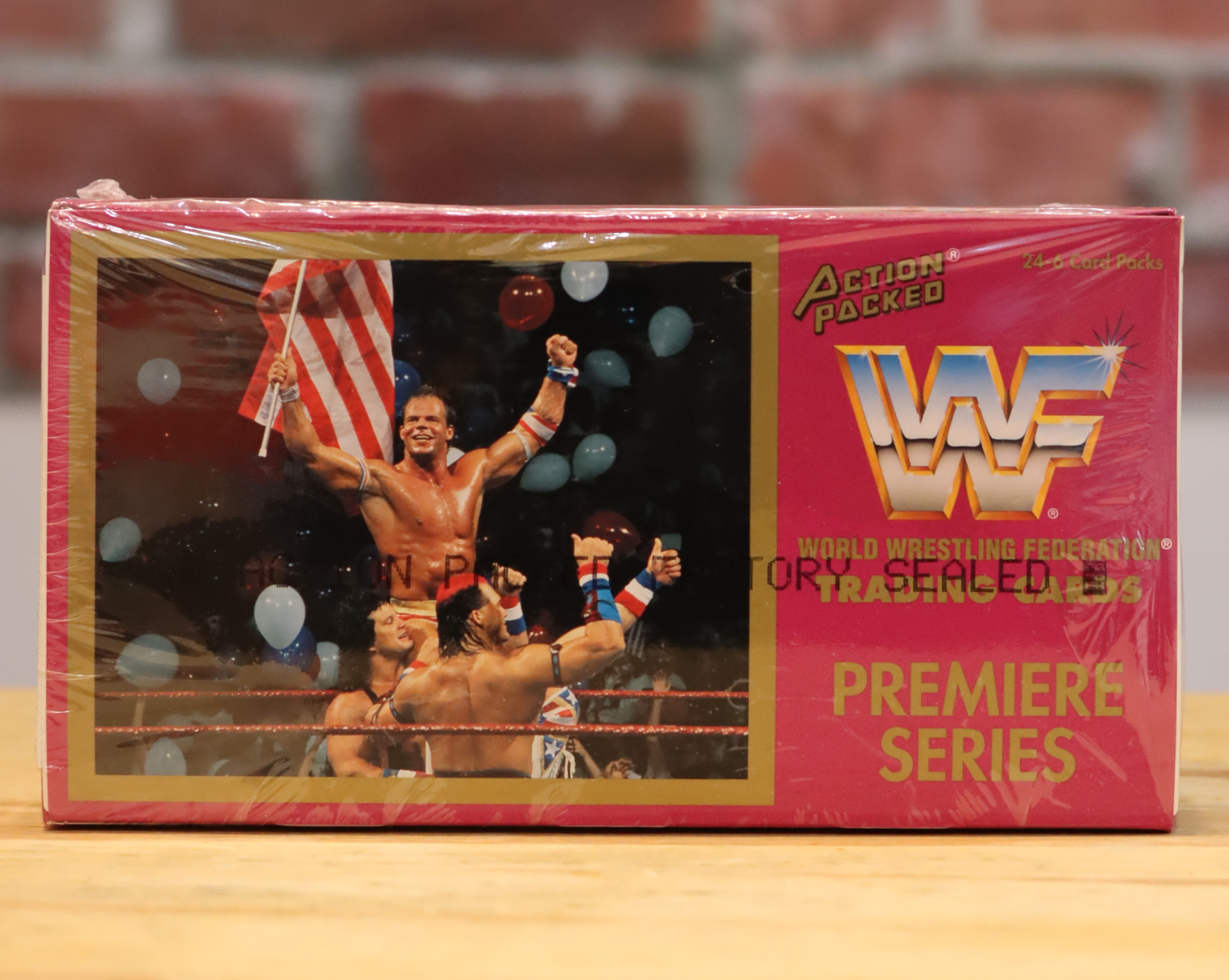 1994 Action Packed WWF WWE Wrestling Card Wax Box (24 Packs)