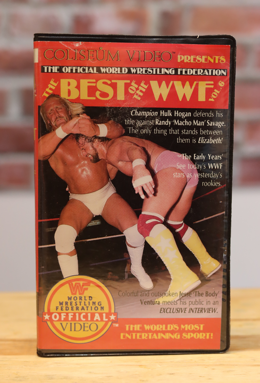 Original WWF WWE Wrestling VHS Coliseum Video - Best Of WWF Volume 6