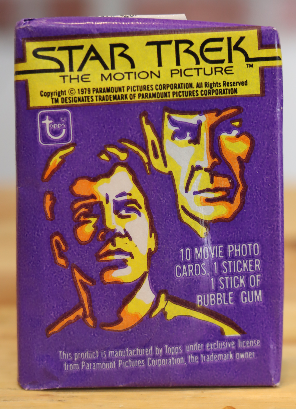 1979 Topps Star Trek Movie Trading Photo Cards Wax Pack