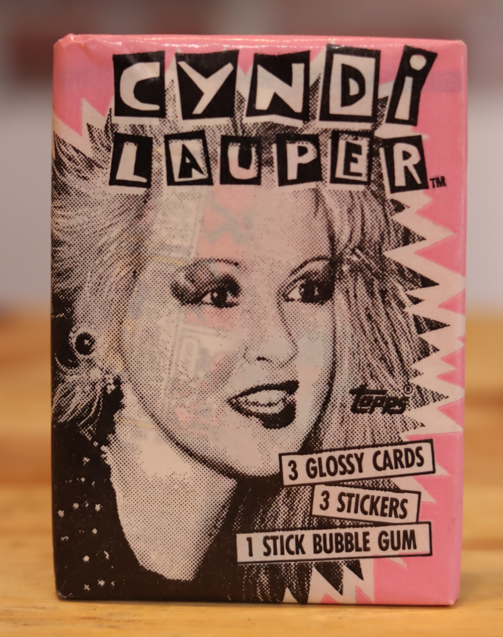 1985 Topps Cyndi Lauper Trading Cards Vintage Wax Pack