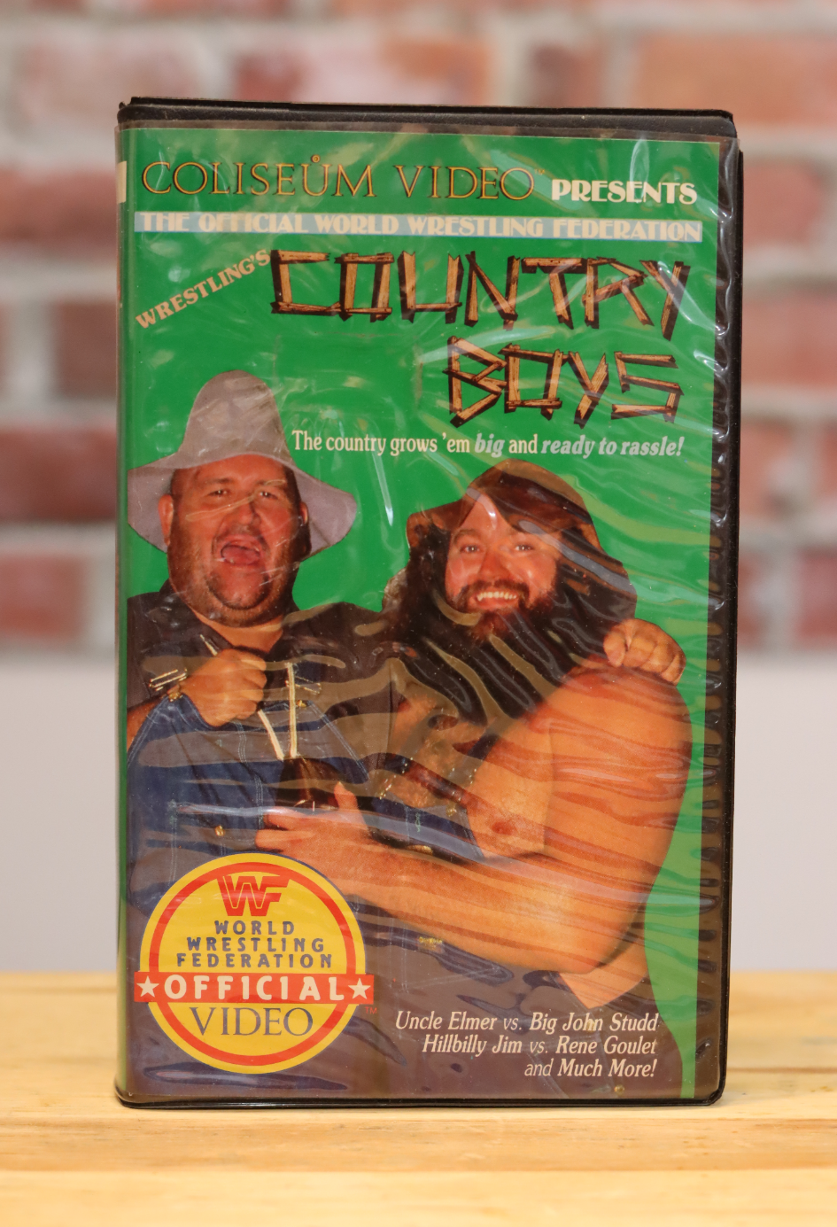 Original WWF WWE Wrestling VHS Coliseum Video - Wrestling's Country Boys (1985)
