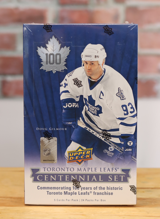 2017 Upper Deck Toronto Maple Leafs Centennial Hockey Card Hobby Box (24 Packs)