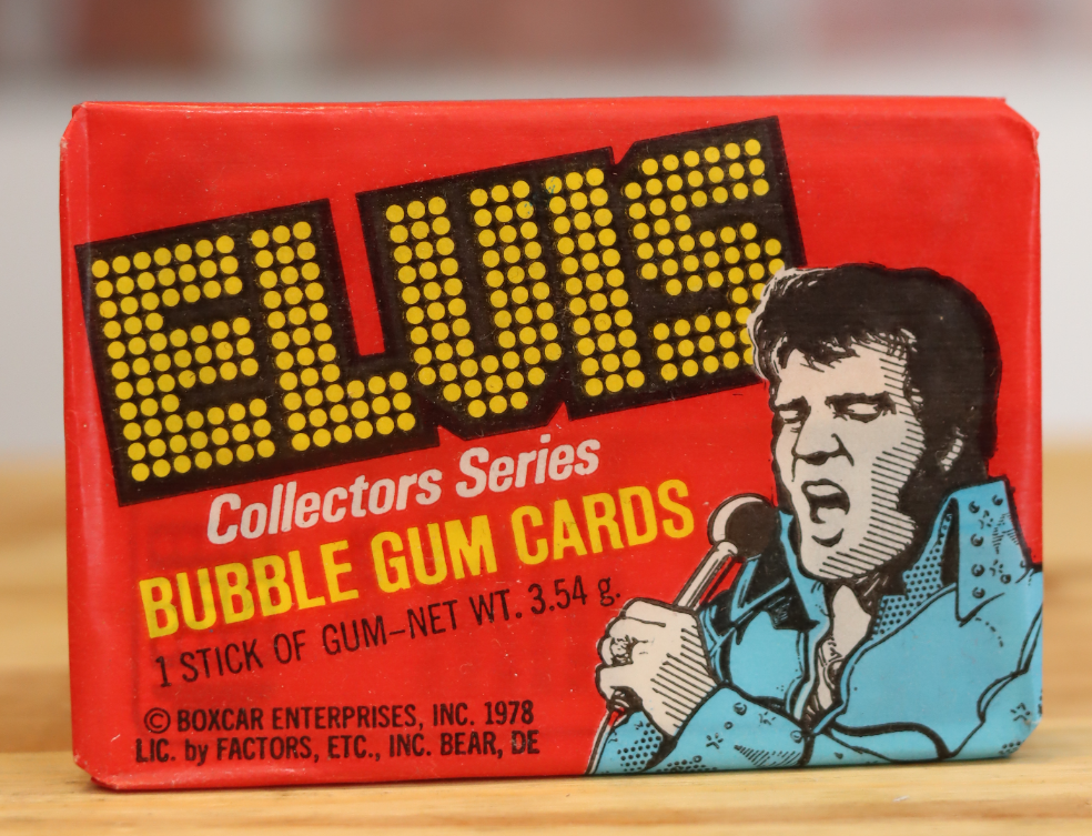 1978 Donruss Elvis Presley Music Trading Photo Cards Wax Pack