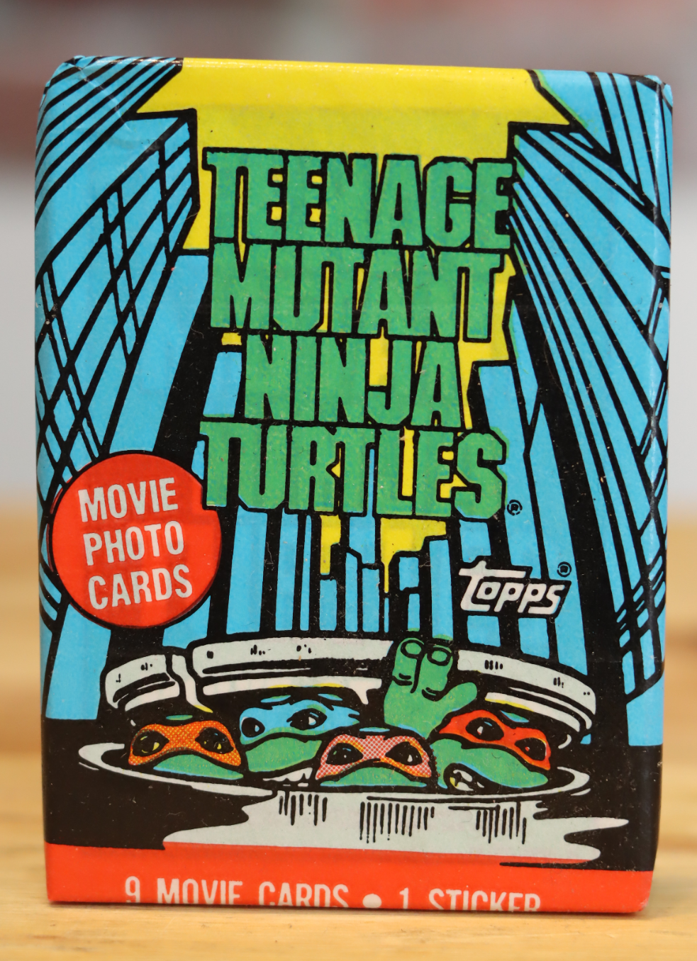 1990 Topps TMNT Teenage Mutant Ninja Turtles Movie Trading Photo Cards Wax Pack