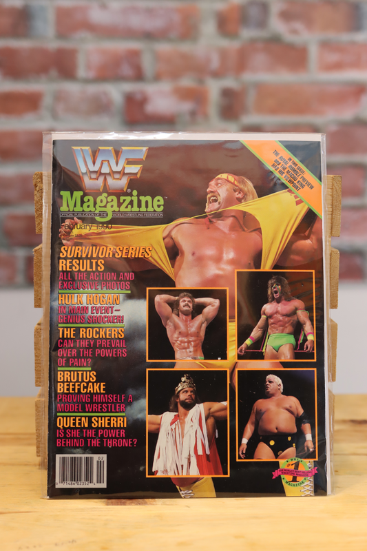 Original WWF WWE Vintage Wrestling Magazine Hulk Hogan (January 1990)