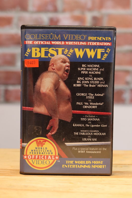 Original WWF WWE Wrestling VHS Coliseum Video - Best Of WWF Volume 12