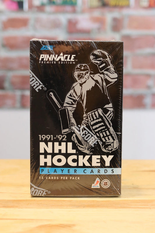 1991/92 Score Pinnacle Hockey Card Wax Box (36 Packs) Factory Sealed - FLIP Collectibles Shop