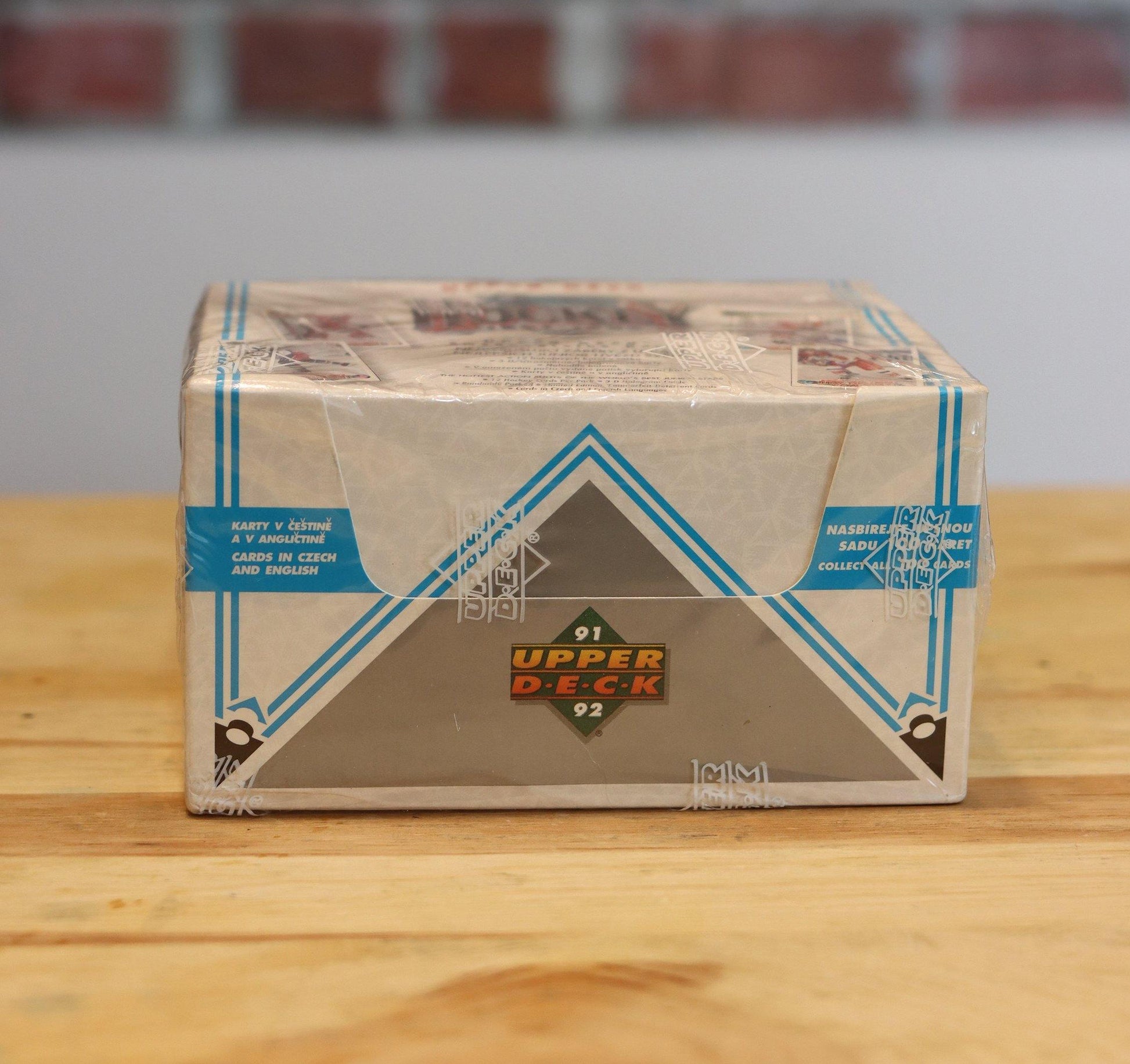 1991/92 Upper Deck Hockey Card Wax Box (Jumbo Packs) Factory Sealed Czech Edition - FLIP Collectibles Shop