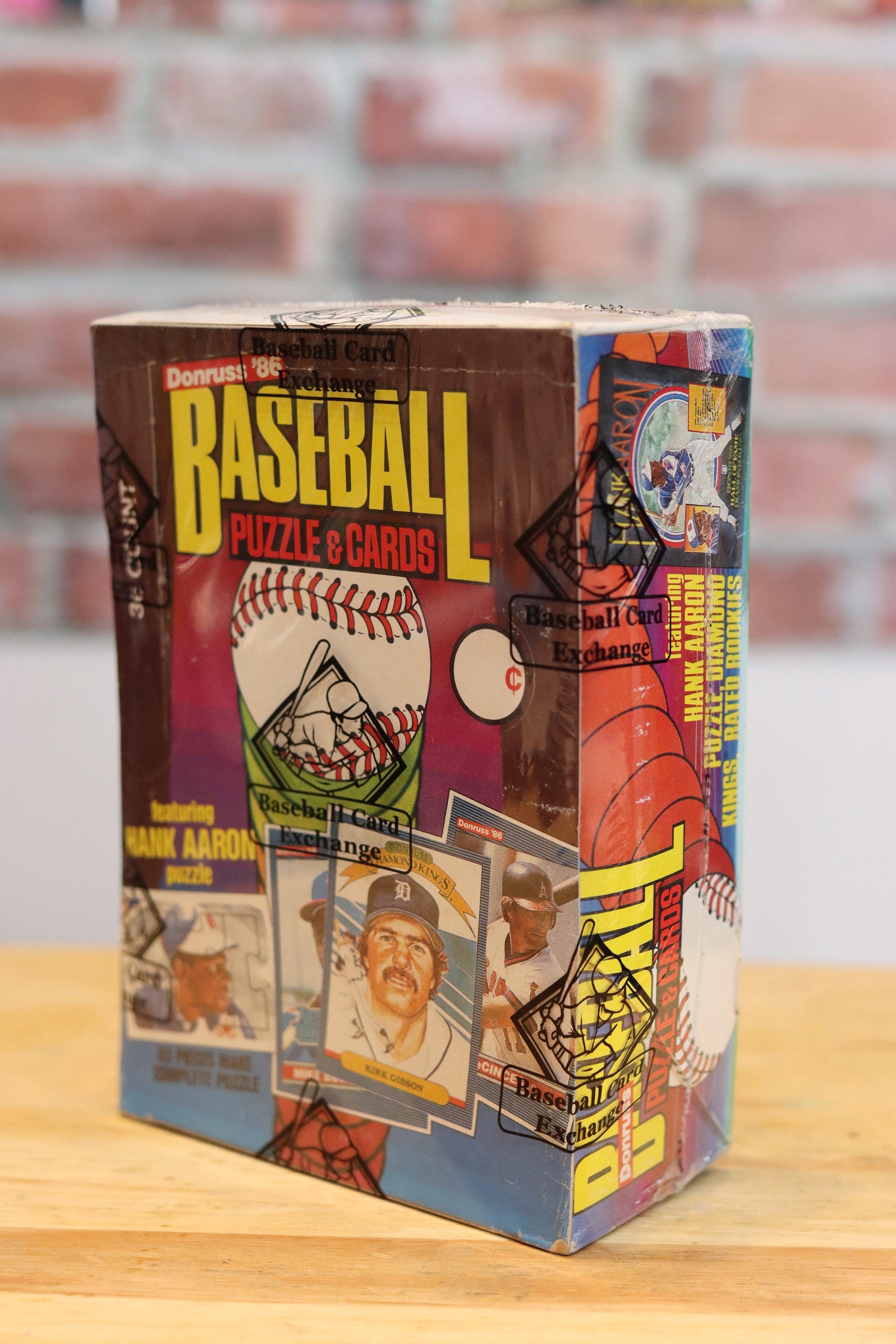 1986 Donruss Baseball Card Wax Box (36 Packs) BBCE Authenticated - FLIP Collectibles Shop