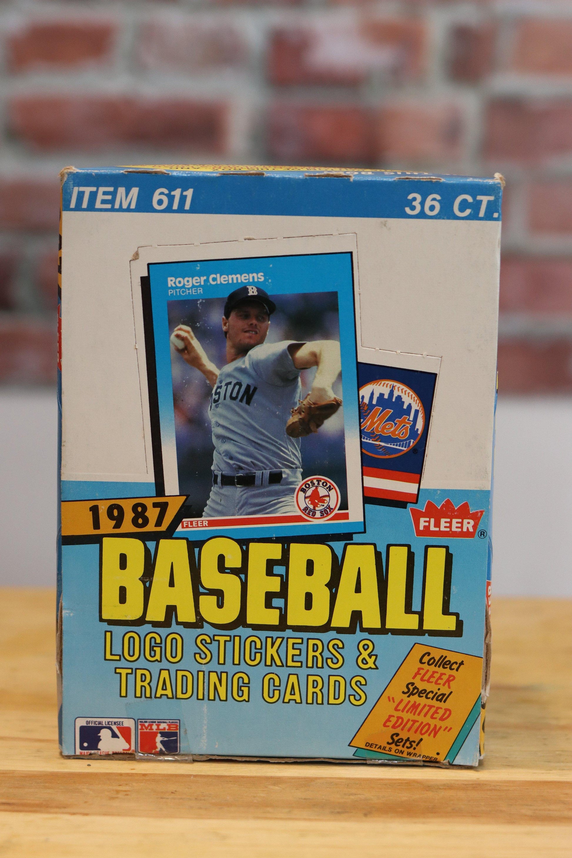 1987 Fleer Baseball Card Wax Box (36 Packs) - FLIP Collectibles Shop
