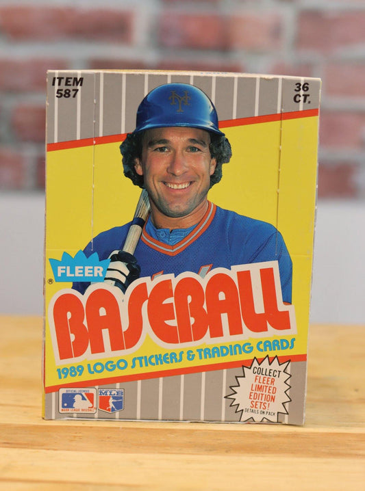 1989 Fleer Baseball Card Wax Box (36 Packs) - FLIP Collectibles Shop