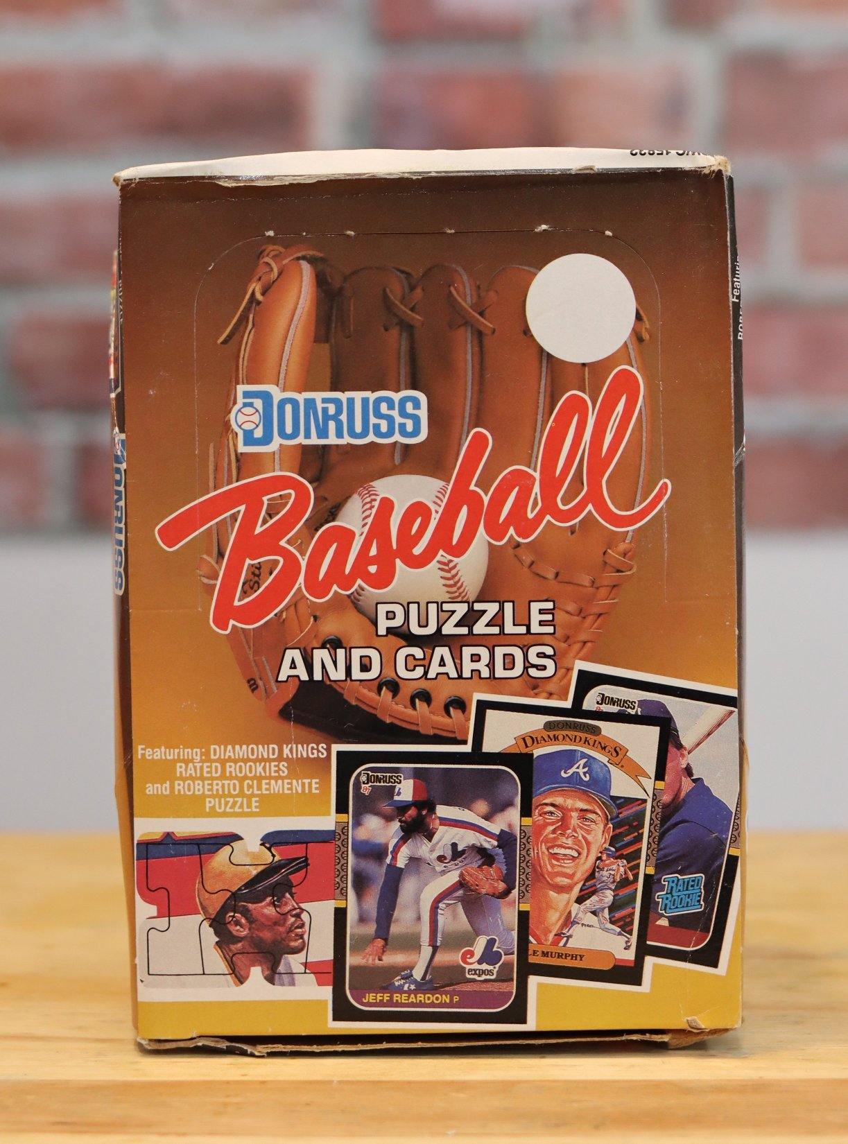 1987 Donruss Baseball Card Wax Box (36 Packs) - FLIP Collectibles Shop