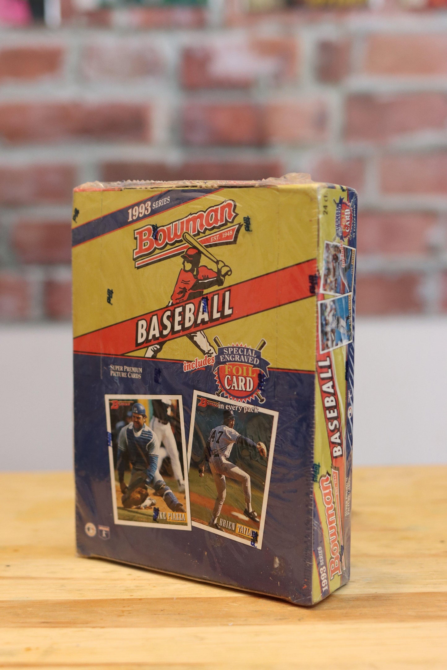 1993 Bowman Baseball Card Wax Box (24 Packs) Factory Sealed - FLIP Collectibles Shop