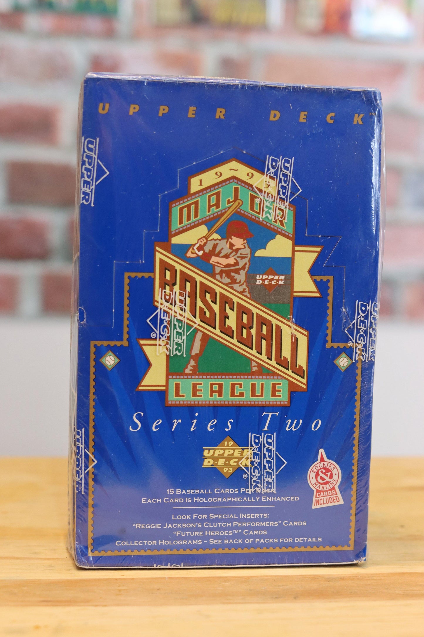 1993 Upper Deck Baseball Card Series 2 Wax Box (36 Packs) Factory Sealed - FLIP Collectibles Shop